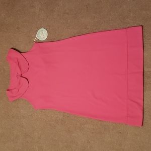 NWT Out 2 Launch Women's Pink Peter Pan Collar Golf Dress and Short Set